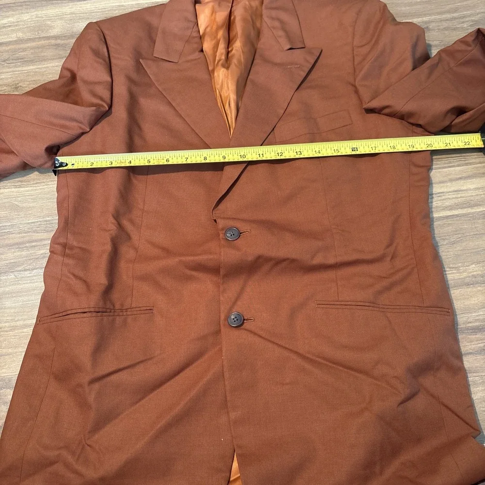 Vintage Walter-Morton Louis Boston Blazer Brown 2 Button Sport Coat 42R 0787